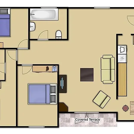 Binibequer Vell Sleeps 6 Pool Air Con Wifi Villa *